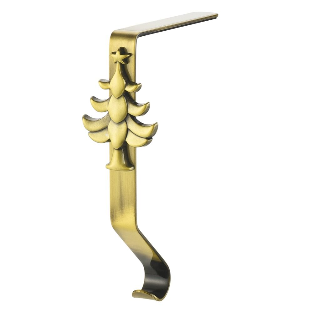 Rutschfeste Weihnachtsstrumpf-Aufhänger für Kaminsims Strumpf-Haken Rentier Weihnachtsstrumpf-Halter