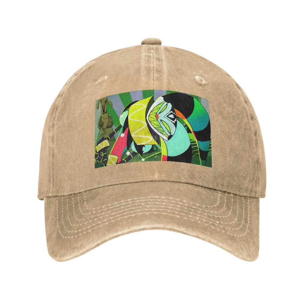 Anime Helluva Boss Fizzarolli Baseball Caps Snapback Washed Denim Hats Outdoor Casquette Hip Hop Baseball Cowboy Hat Unisex Women