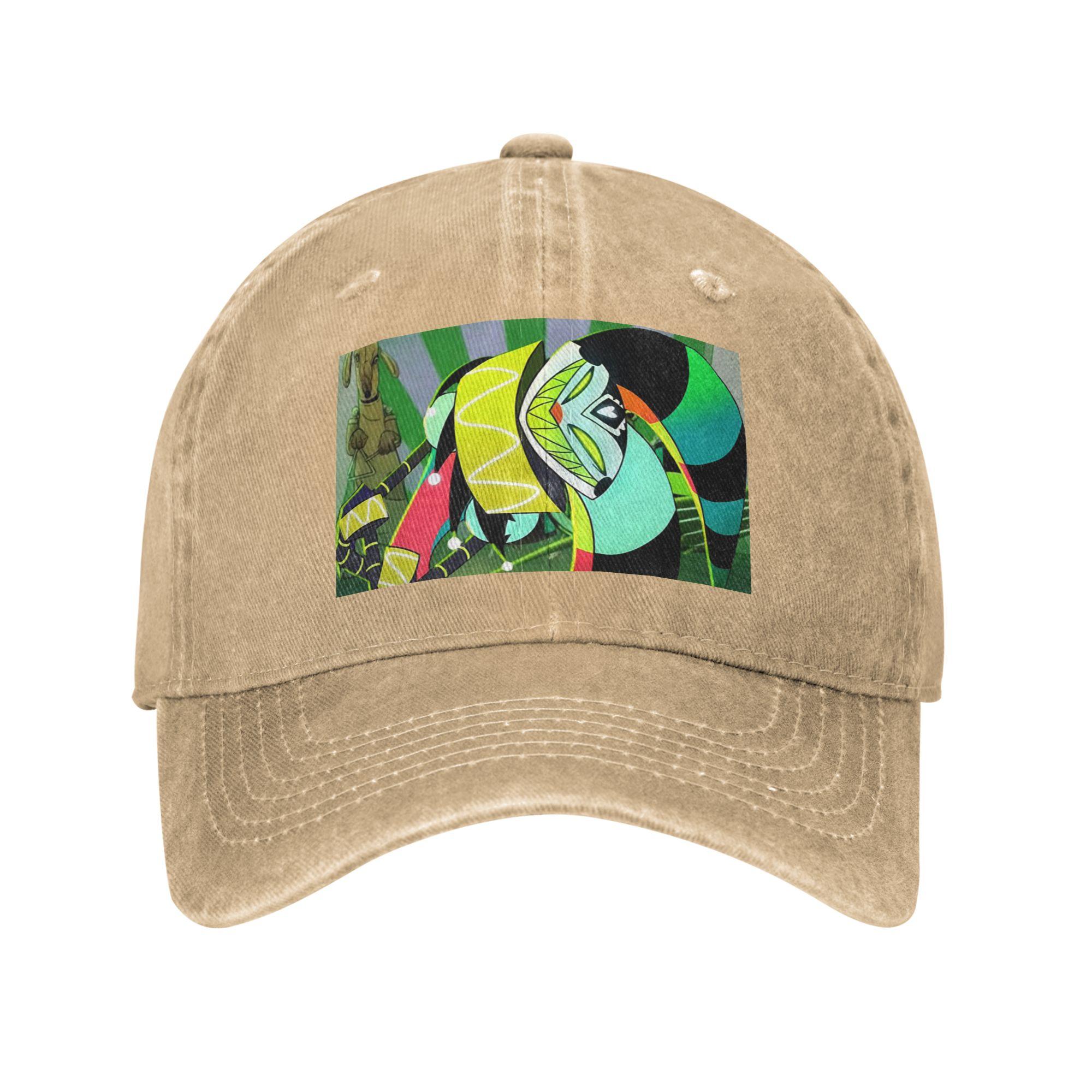 

Anime Helluva Boss Fizzarolli Baseball Caps Snapback Washed Denim Hats Outdoor Casquette Hip Hop Baseball Cowboy Hat Men Women One Size