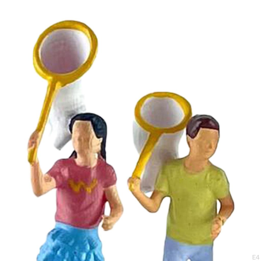 1/64 miniatur Menschen Figuren Diorama Figuren Harz Sammlung Handwerk Hand Gemalt für