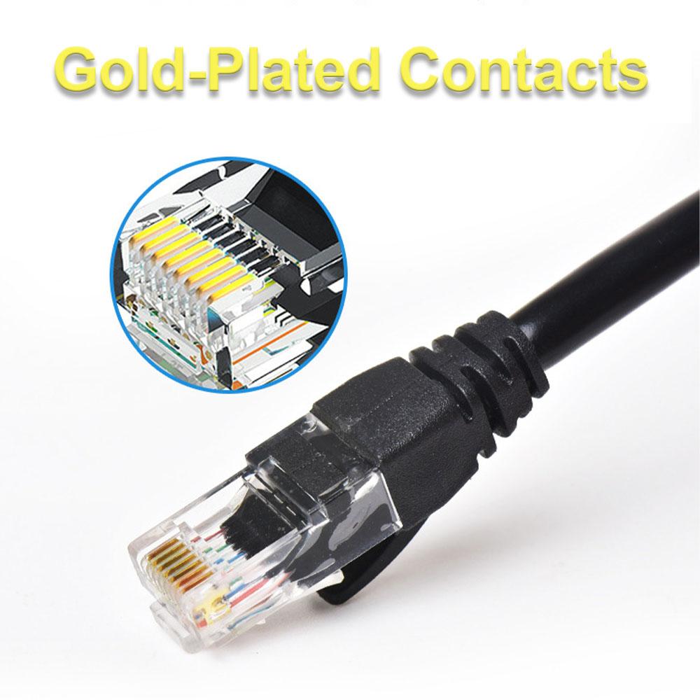 0.5m 1m 2m 3m 5m 10m Cat 6 Ethernet Cable LAN Network Cat6 RJ45 Speed Network Cable 10Gbps 1000Mhz For Laptops PC Router Modem