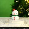Christmas Small Animal Cute Handmade Ornaments, Santa Claus Snowman, Fox Desktop Resin Ornaments, Handicrafts
