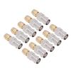 10Pcs RF Coaxial Cable Adapter BNC Female To SMA Male Coax Line Connector Set Kit