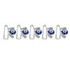 5Pcs Evil Eye Pin Good Luck Unique Design High Durability Premium Material Brooch for Home Party Dating