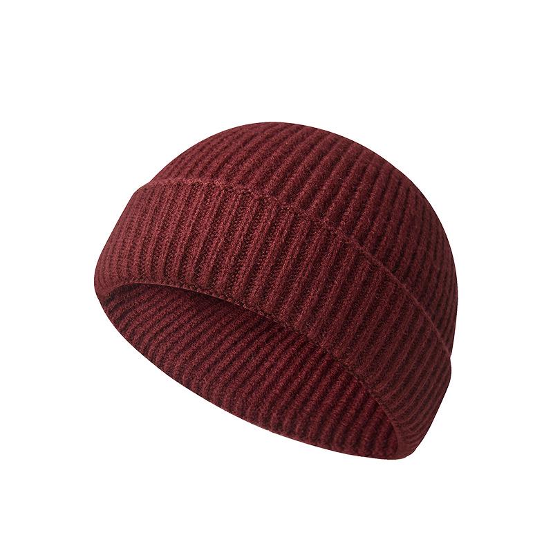 Unisex Nahtlose Strickmütze: Warme Winterwollmütze für Herren & Damen