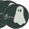4pcs Halloween  Placemats Round Placemats Potholder Decoration