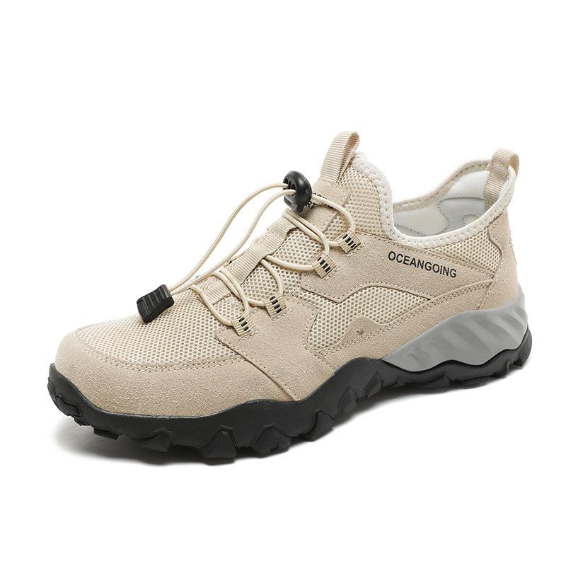 Breathable Hollow Mesh Shoes Men'S Sports Shoes Men'S One-Pedal Lightweight Non-Slip Outdoor Casual Creek Shoes