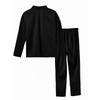 Men's Casual Fashion Outdoor Sports Wrinkled Long Sleeved Trousers Suit