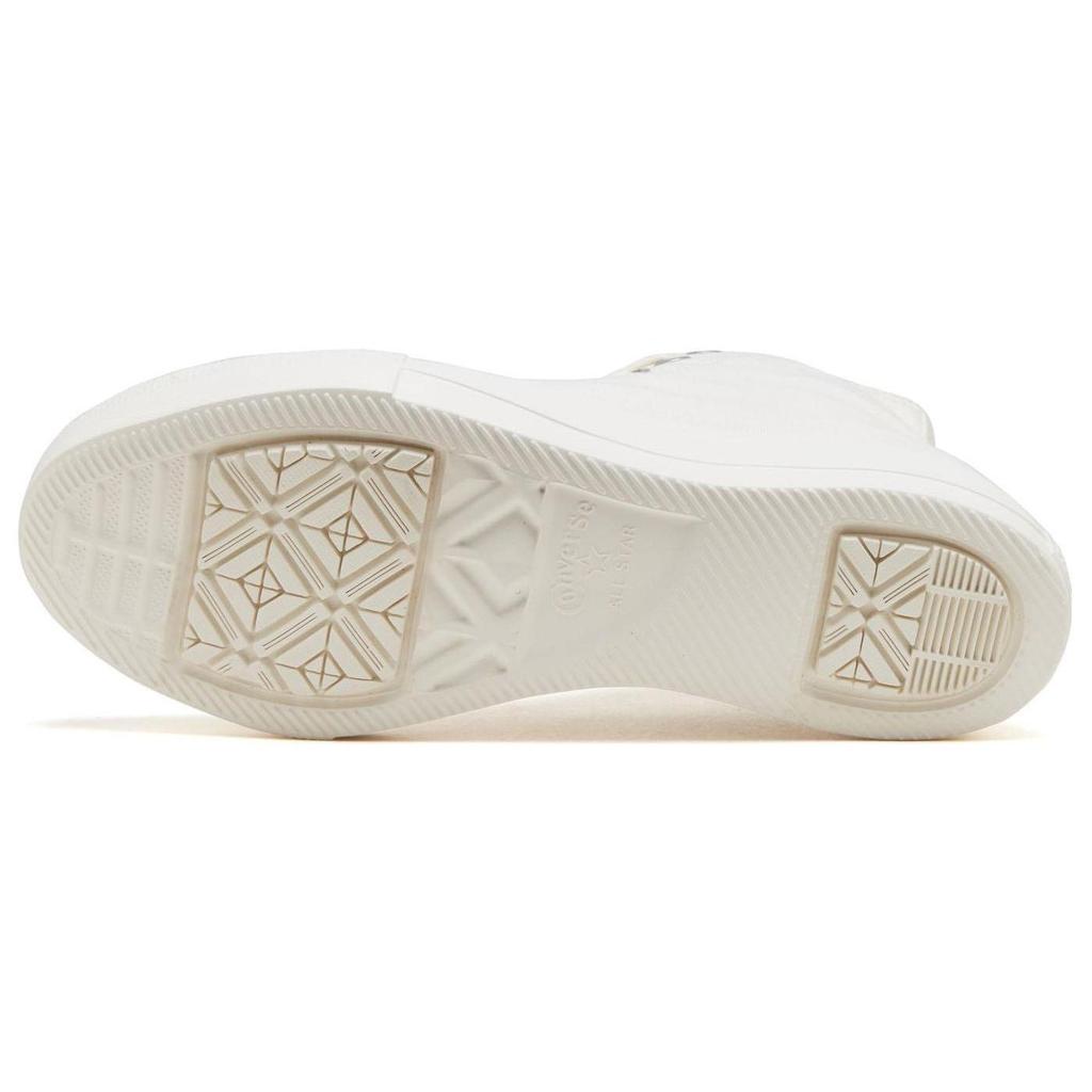Converse All Star Light Plts Heart Patch Hi Breathable Shock Absorption High Top Canvas Shoes Women Sneakers White 31310591