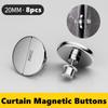 Curtain Magnetic Button Detachable Curtain Fix Fastener Clip Prevent Light Adjustment Window Screen Close Magnet Buckle