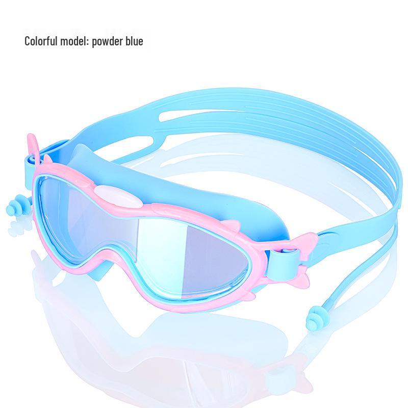 Children's Waterproof & Fog-Proof Large Frame Swimming Goggles - HD Clarity Swimming Glasses