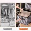 1/3PCS Fabric Clothes Storage Box, Foldable Wardrobe Organizer Storage Basket, For Home Clothes Storage, Home Supplies