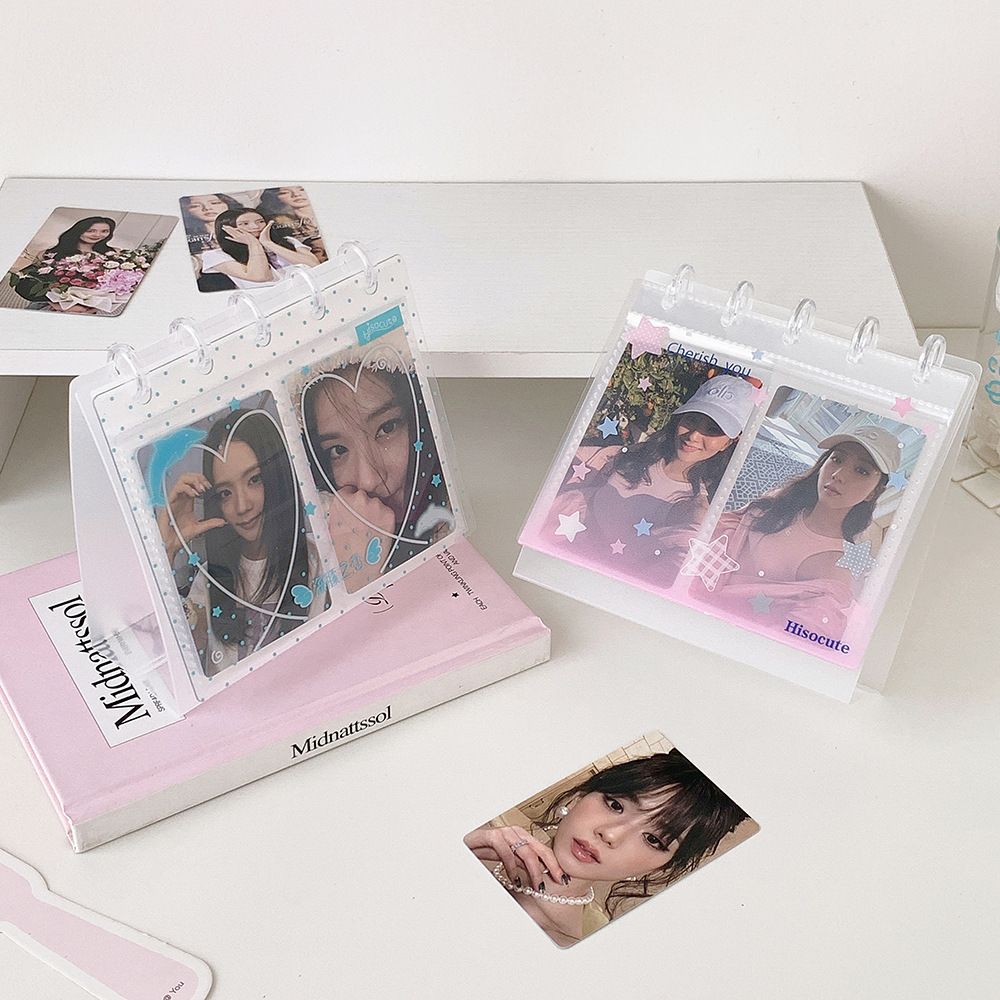 3 Inch Photocards Holder Loose Leaf Bill Storage Booklet New Photo Album