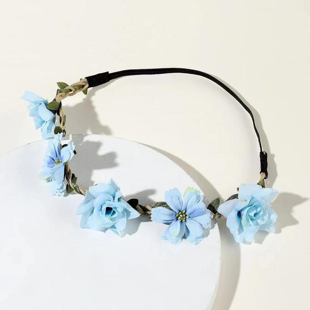 Fashion Women Floral Garlands Headband Crown Girl Headdress Girls Hair Bands Bride Wedding Hair Accessories Headbands Flower