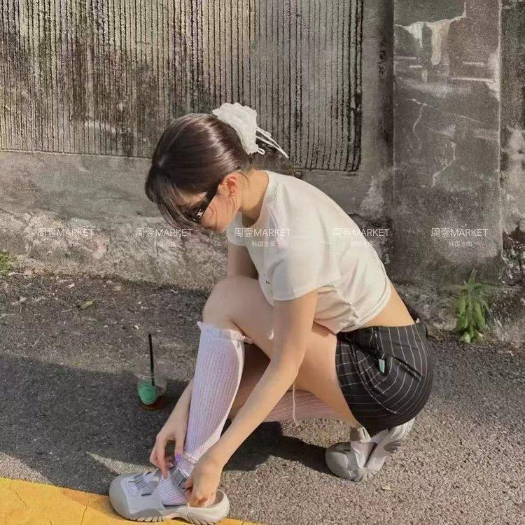 2025 Han Suxi same Korean version outdoor leisure sports sandals beach sandals non-slip sports sandals women's tide