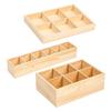 Paint Brush Storage Case Smooth Edge Burr Free Large Capacity Multiple Compartments Rectangular