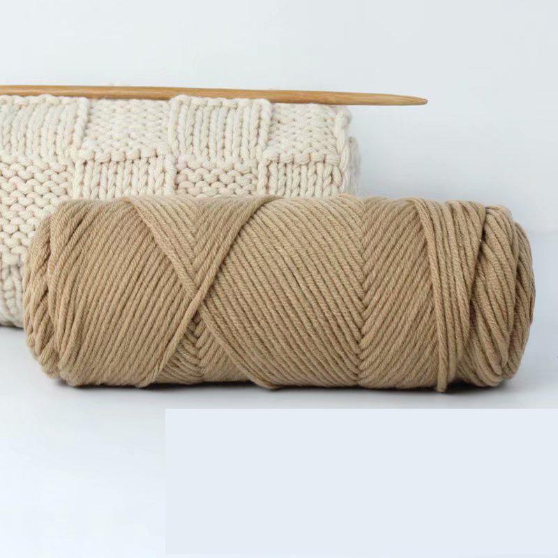 8-strand Cotton Select Yarn 100g, Light Worsted Thick Yarn For DIY Knitting Baby Wool Crochet Scarfcoat Sweater Weave Thread