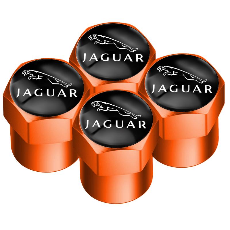 Car styling 4pcs Metal Wheel Tire Valve Caps Stem case For Jaguar XF 250 X Type F Pace X351 Xe S-Type XFR XEL Auto Accessories LL76