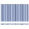 Retractable Awning Frame Blue and White 500 X 300 Cm