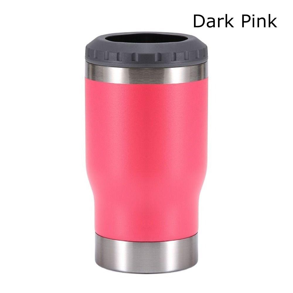 

Cold Storage Tank Keep Cooling Bottle Vacuum Beer Cup Thickened Thermos Cup темно-рожевого кольору