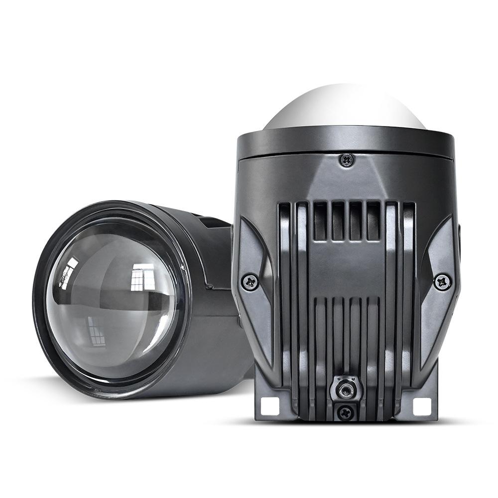 3 Inch LED Fog Light Lens Waterproof Car Motorcycle Universal 12V Low Beam 60W High Power Super Bright Headlight White Light