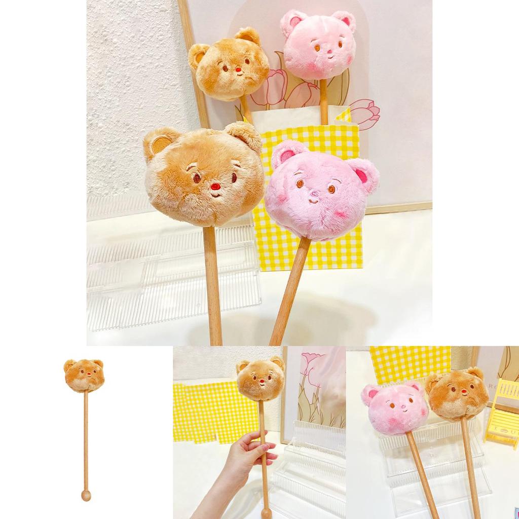 Kremowy Miś Pluszowy Młotek Masujący Z Miękkiego Pluszu Dla Dzieci I Dorosłych