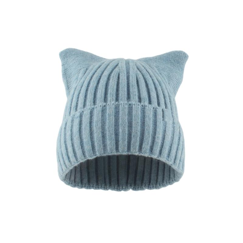 Oversized Knit Hat with Ear Lovely Colorful Skiing Hat Pullover Ear Cartoon Photo Props Outdoor Head Wrap for Halloween