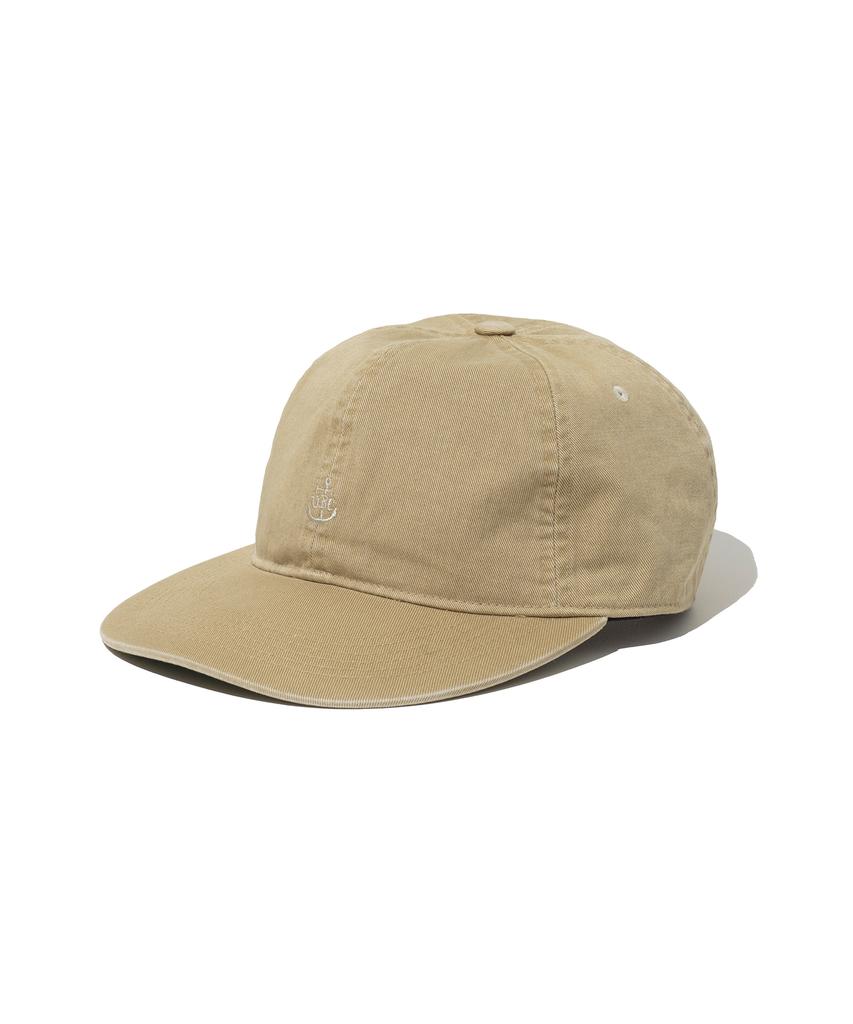 UNIFORM BRIDGE Anchor Cotton Ball Cap Beige