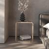 Modern Minimalist Iron Side Table Creative Luxury Small Metal Coffee Table for Small Apartments Baking Paint Finish
