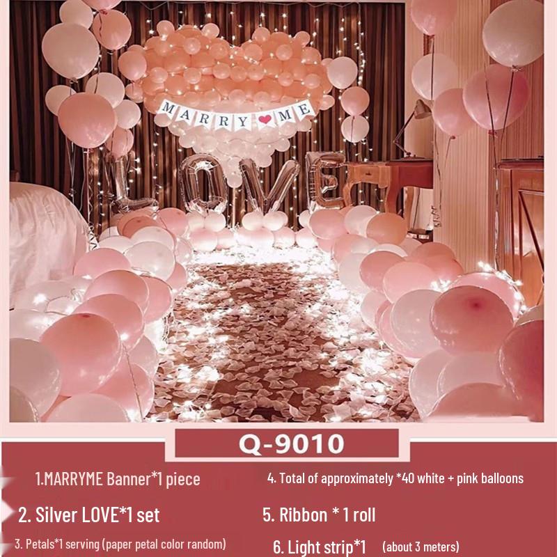 Romantic Proposal & Anniversary Balloons for Valentine's Day