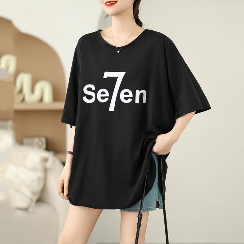 Short Sleeve Oversized Vintage Casual Loose T Shirt Tops Women Summer T-shirt
