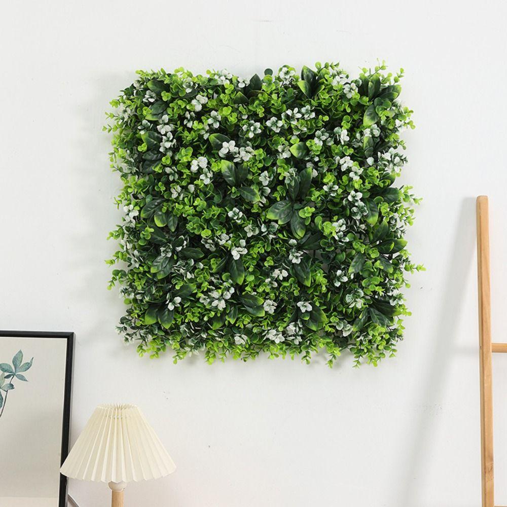 DIY Artificial Plant Wall Panel Simulation Maple Plant Sheet  Background Wall Decoration