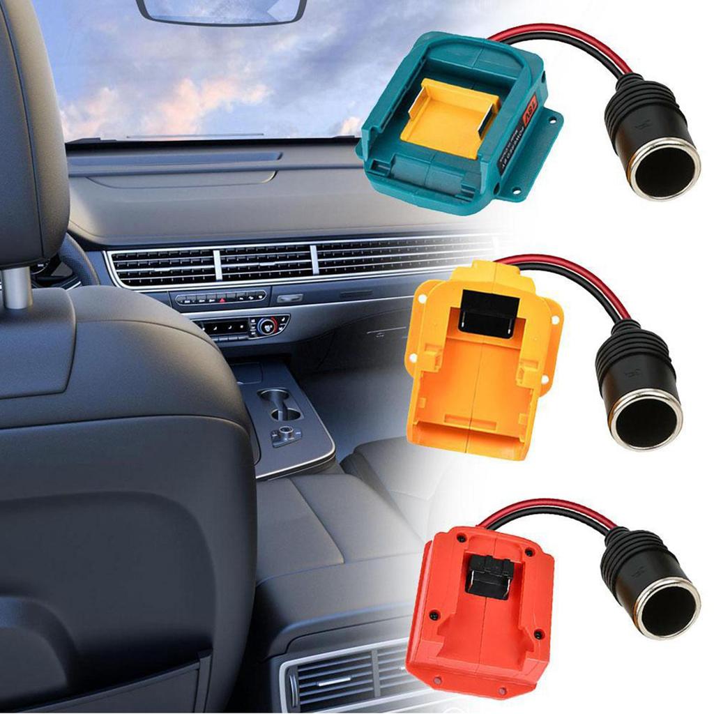 Car Adapter 18V-20V Stable Female Connector Charging Plug Socket Female Car Socket Adapter For Trailer RV Truck Automotive Sedan