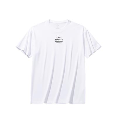 Casual Comfortable Loose Letter T-Shirt Men Tops Snow-White 152538123-1