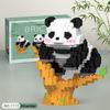 Panda Flower Micro Building Blocks - Assembly Toy for Kids, Compatible with Lego
