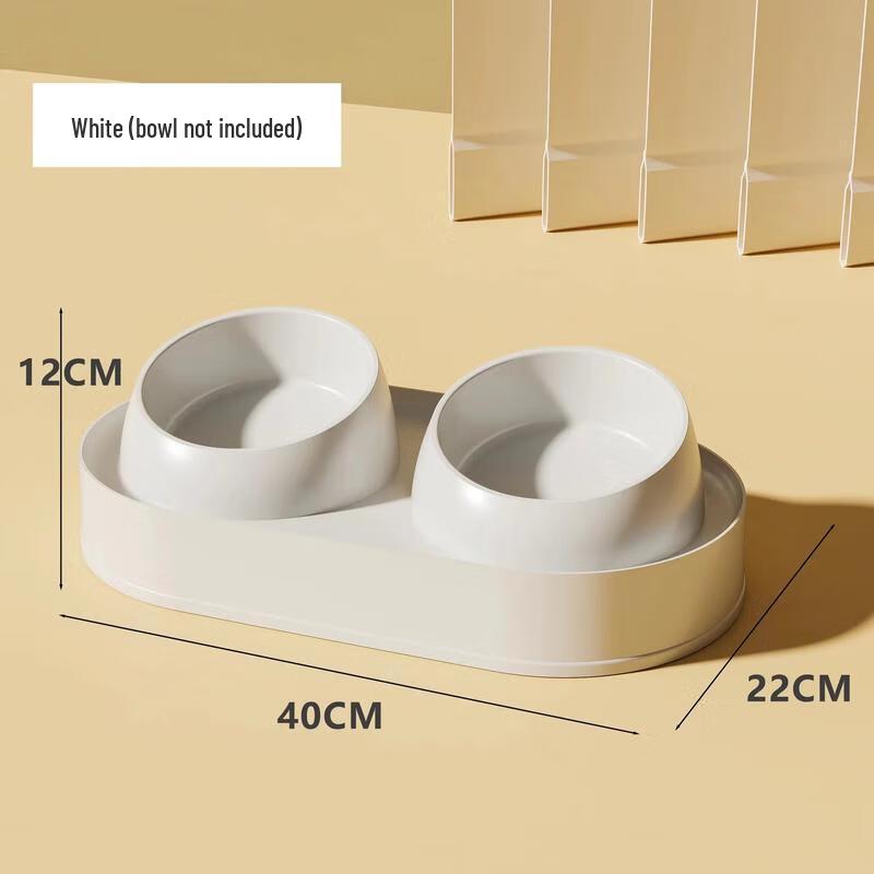 JINGRUIXIANG Elevated Cat Feeding Bowl with Neck Protection