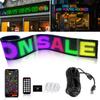 Business Advertising LED Matrix Pixel Panel RGB Pattern Car Graffiti Scrolling Text Animation Shop Reminder Light Bluetooth Lamp