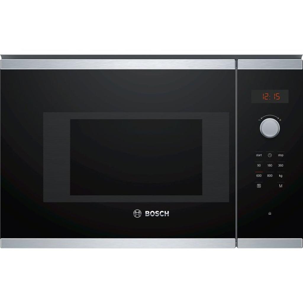 Micro-ondes Bosch Serie 4 BFL523MS0 - 20 L - 800 W - Noir - Acier inoxydable