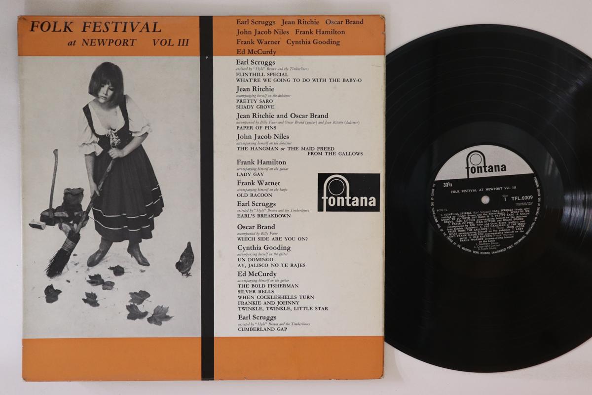 

LP Record VARIOUS Folk Festival At Newport Vol. III TFL6009 FONTANA UK Folk Used