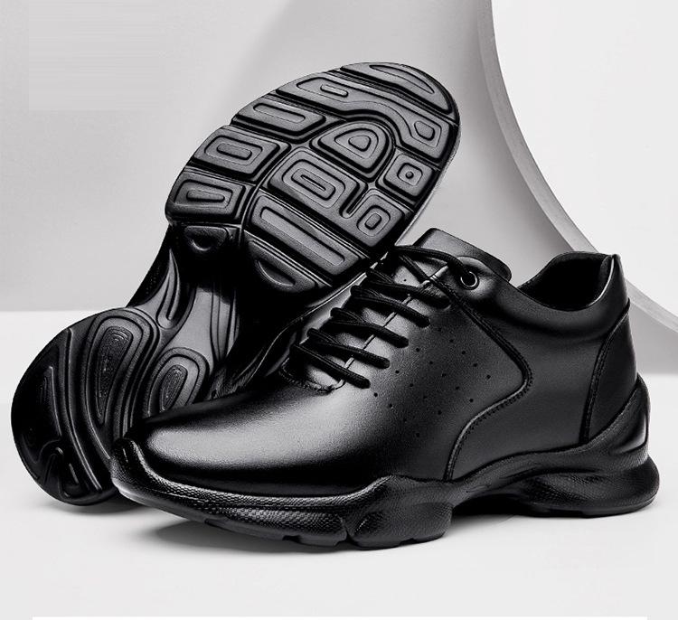 Spring Men's 8CM Height-Boosting Shoes: Trendy, Comfortable Thick Sole Sports & Casual Board Shoes
