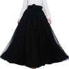 Elegant Cross-Border Women's Layered Tulle Skirt with Bow Belt for Weddings and Parties