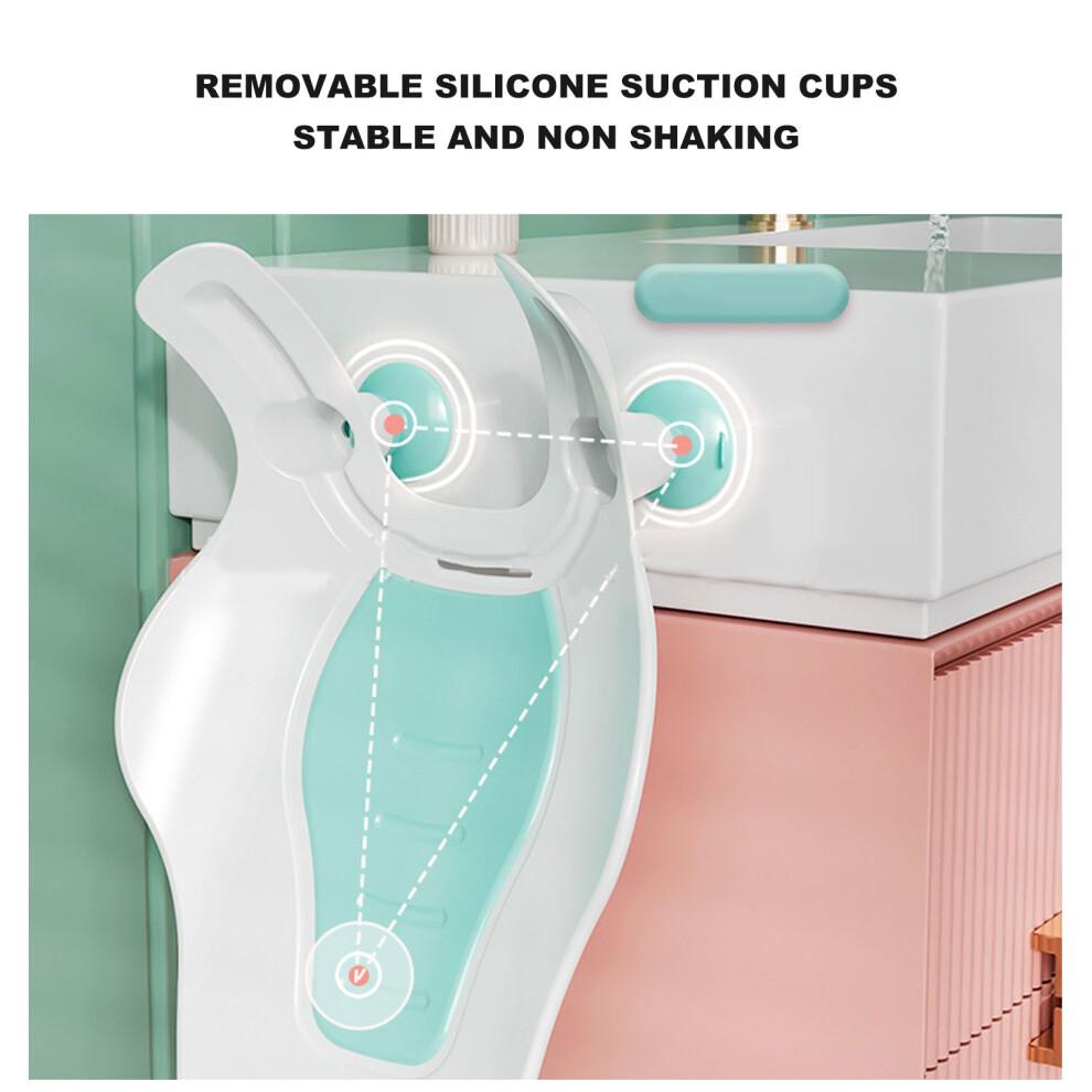 Verstellbarer ergonomischer Baby-Badewannenkissen mit einfachem Ablassdesign