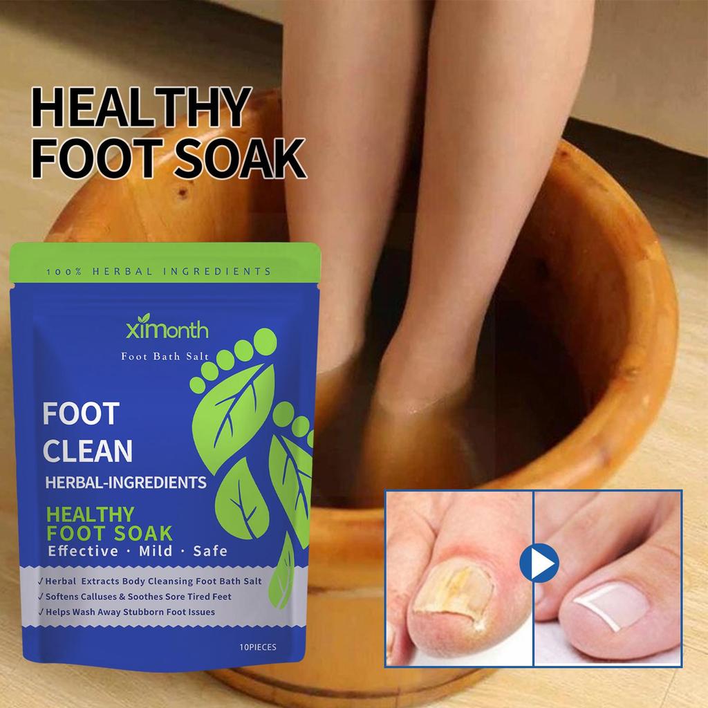 10pcs  Foot Care Pack Repair Relieve Soreness Swelling Foot Soak Foot Cleansing Callus Foot Bath Packs