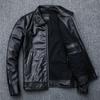 Japanese Slim Leather Jacket Sheepskin Motorcycle Lapel Genuine Leather Leather Jacket Men's Jacket