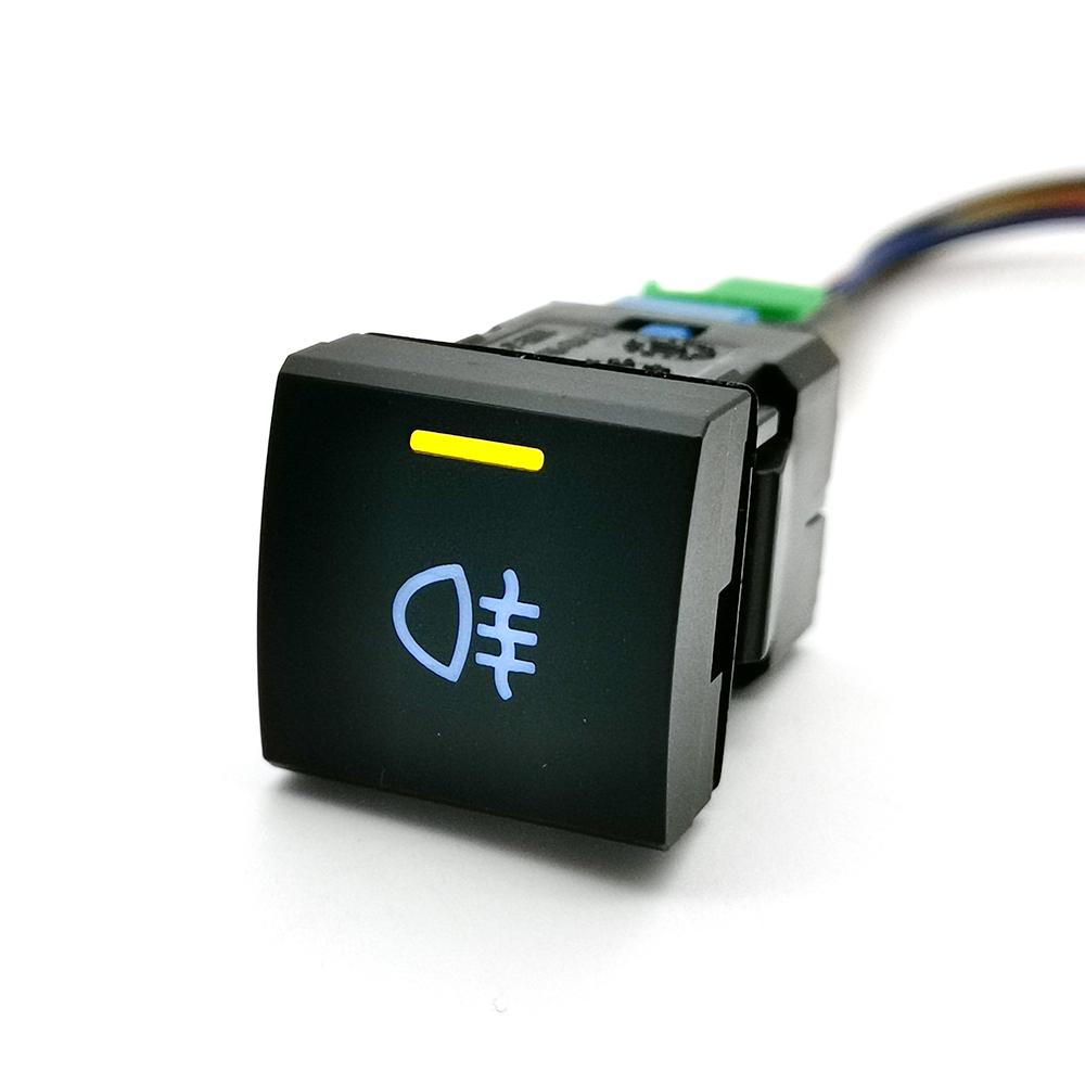 1PC Car LED DRL Radar Power on Off Fog Light View Switch Button Fit for Toyota Camry for Corolla Altis 2019 for Prado 150 2020