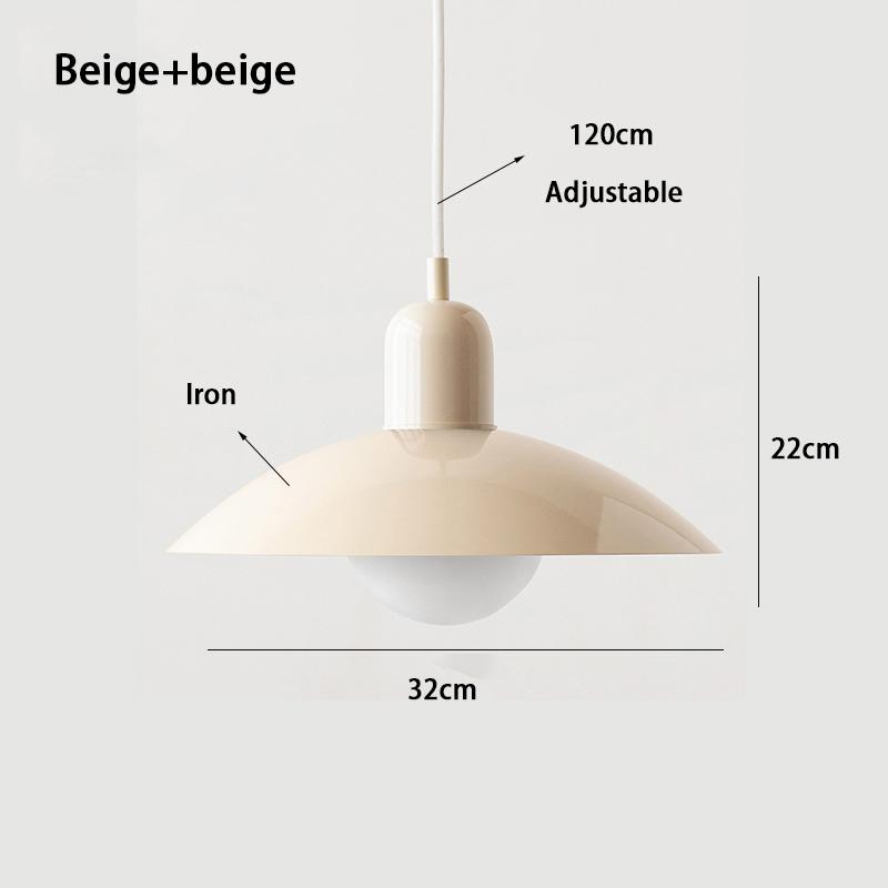 Mid-style Nordic Color Macron Cining Room Bedroom Lighting Chandelier Simple Modern Bauhaus Dining Table Chandelier Study Lamp