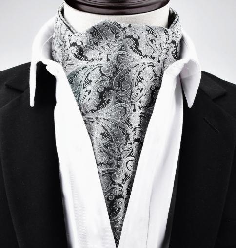 

Men s Neckerchief, Business Formal Scarf, Fashionable British Polyester Silk One Size