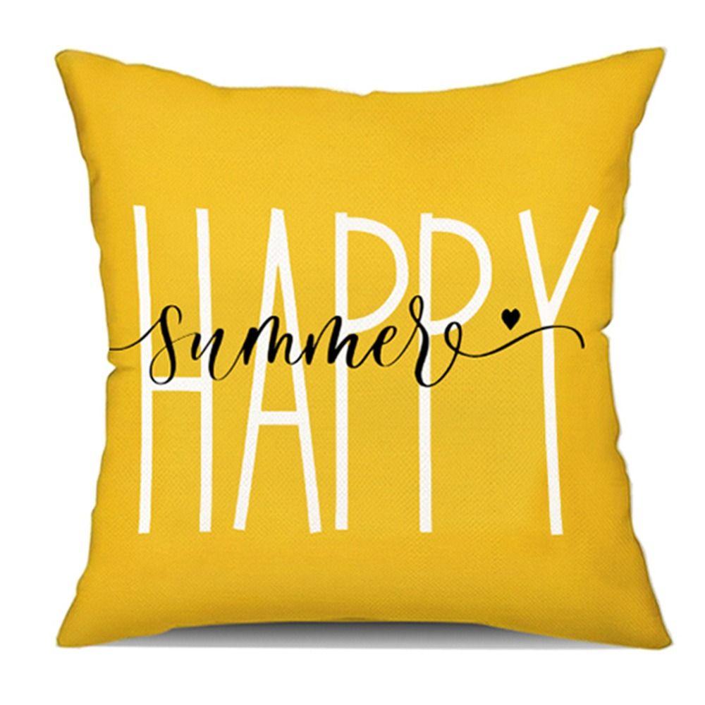 INS Style Throw Pillowcase Square Pillow Cover Flower Printing Cushion Cover Living Room/Office