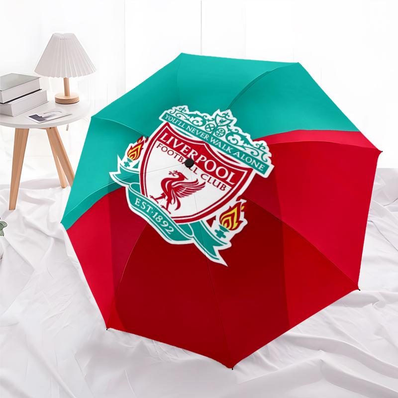 1pc L-Liverpool Umbrella, Sun Protection, And UV Shielding. It Has Eight Sturdy Ribs for Outdoor Use And Perfect As a Holiday Gift