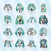 Aufkleber Hatsune Miku Hatsune Miku Aufkleberpack Aufkleber Set 64 Stück